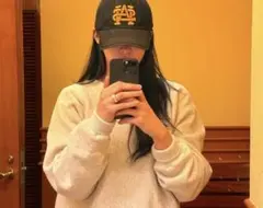 NewJeans ミンジ着用 WKNDRS デニム ブラック DENIM CAP