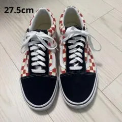 VANS スニーカー CHECKERBOARD RED BLACK