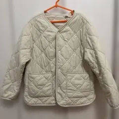 UNIQLO キルティングジャケット ウルトラライトダウン　130 白