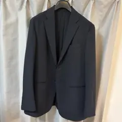 UNIQLO 感動ジャケット　XL ネイビー　サイズ75 レングス63