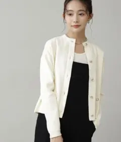 コート　カーディガン　テーラードジャケット　ノーカラージャケット　ブラウス