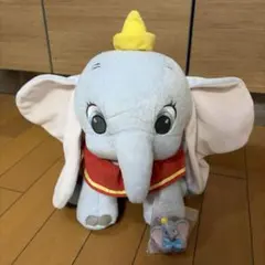 ディズニー　ダンボ　ぬいぐるみ＆With リボン！ダンボ カプセルトイ 2点♡
