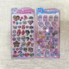 うるちゅるPOPSEAL 2枚セット パワーパフガールズ&おぱんちゅうさぎ