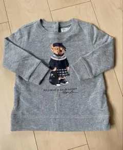 Ralph Lauren ポロベア トレーナー グレー　12M 80cm