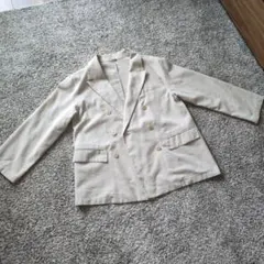 ☆ ミラオーウェン☆ ベージュ ダブルブレストジャケット