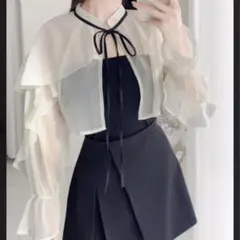 mily bilet コンビワンピース ボレロ アイボリー レディース