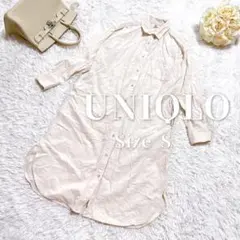 UNIQLO✨ユニクロ✨コーデュロイ ロングシャツ ワンピース 長袖 ポケット有