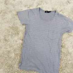 RRL ポケットTシャツ カットソー 半袖 ボーダー ラルフローレンのサムネイル