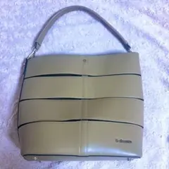 サマンサタバサ　「& chouette」ベージュ　ショルダーバッグ　美品