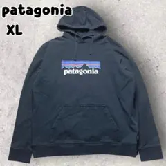 パタゴニア P-6 Logo ロゴ アップライザル パーカー ブラック XL