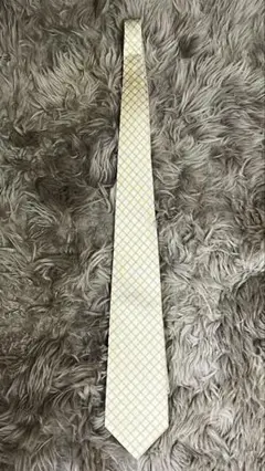 BURBERRY シルク ネクタイ M クリーム色