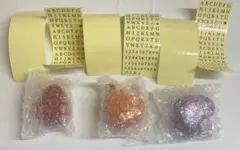 ピカっと！愛にカギ閉め！ハートの南京錠　赤 オレンジ 紫