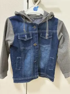 デニムフード付きジャケット 120
