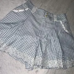 アクシーズ　ショートパンツ　キュロット　チェック　未使用　タグ付のサムネイル