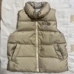 Noeil aime BeBe ベージュ ダウンベスト 120