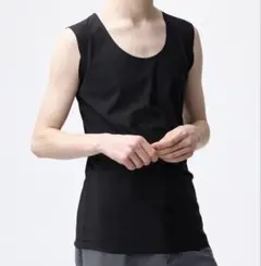 未使用 GU スタイルドライフリーカットワイドネックT(ノースリーブ) L