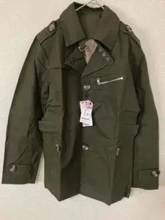 JHIJSC オリーブ色 Mサイズ ダブルブレストトレンチコート