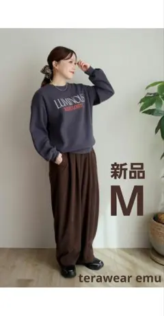 コーデュロイパンツ ワイドパンツ