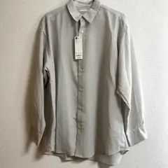 【 未使用品 】 GU シアーオーバーサイズシャツ