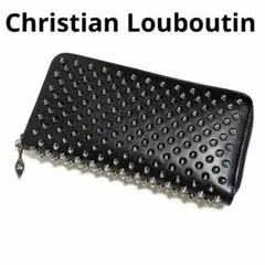 ◇極美品◇ルブタン パネトーネ 長財布 スパイクスタッズ ブラック