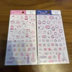 【正規品】ちいかわ　デコレーションステッカー　桜色　春　②枚セット