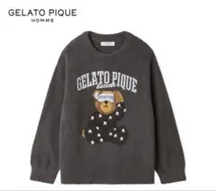ジェラートピケ・べビモコグッドモーニングベアプルオーバーM 新品