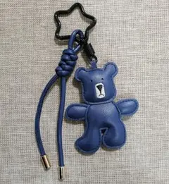 じゃらじゃらキーホルダー チャーム パラコード くま ネイビー 新作