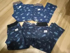 ストレッチロングパンツ４枚セット