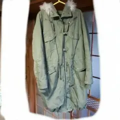 earth music&ecology ロングコートミリタリー風