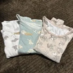 キッズ肌着 100cm 3枚セット M 動物柄