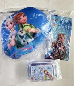 アナと雪の女王 スイムトレーナー 弁当箱 巾着袋　3点セット