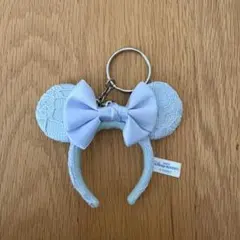 ディズニー カチューシャ キーホルダー 水色