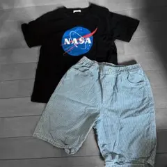 美品　GU Tシャツ ユニクロ　ハーフパンツ　セット