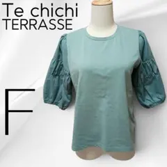 Techichi TERRASSE 異素材ボリューム袖カットソー Fのサムネイル