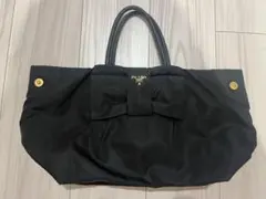 【売り切り】PRADA リボン トートバッグ