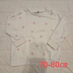 西松屋 ベビー トップス 70-80cm 花柄