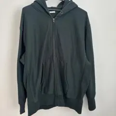 【 G U 】　　ヘビーウェイトスウェットフルジップパーカ　グリーン　XL