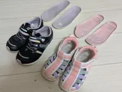 スニーカー　ウォーターサンダル　セット