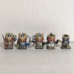 仮面ライダークウガ&アギト　指人形　キーホルダー6点