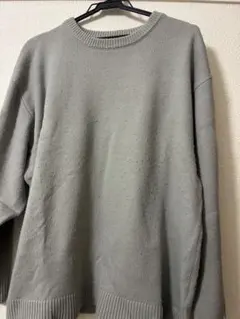 ZIP FIVE クルーネックニット グレー Mサイズのサムネイル