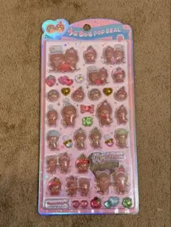 うるちゅるポップシール　モンチッチ