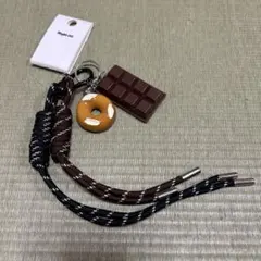 Right-on キーホルダー ドーナツ チョコレート