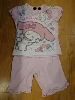 マイメロディ パジャマ セット ピンク　100cm 女の子　暗闇で光る　かわいいのサムネイル