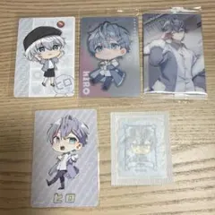 カラフルピーチ カード ステッカー まとめ売り 5点 ヒロ