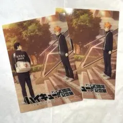 ハイキュー 10周年記念展 入場特典 クリアカード2枚セット