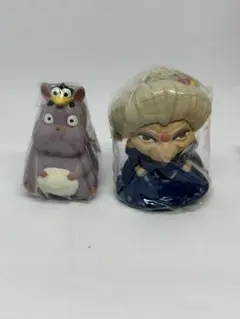 千と千尋の神隠しシリーズから2体　指人形 坊ネズミ 湯婆婆