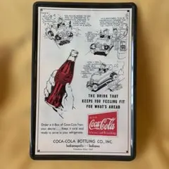 Coca-Cola ヴィンテージ調 メタルサインプレート
