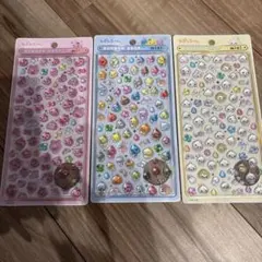 しずくちゃん ボンボンドロップシールミニ 3種セット