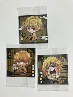 鬼滅の刃 我妻善逸 3枚セット ウエハースシール