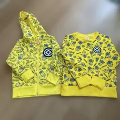 ミニオン柄 イエロー パーカー&トレーナー